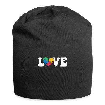 Autismus Awareness Day Autist Geschenk - Jersey-Beanie - Schwarz - Vorne