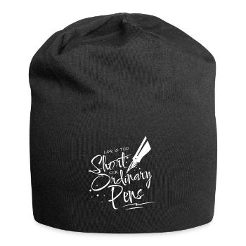 Stylos ordinaires Stylo plume Stylo plume - Bonnet en jersey - noir - Devant