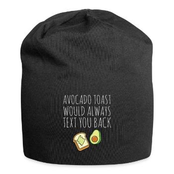Avocado - Jersey-Beanie - Schwarz - Vorne