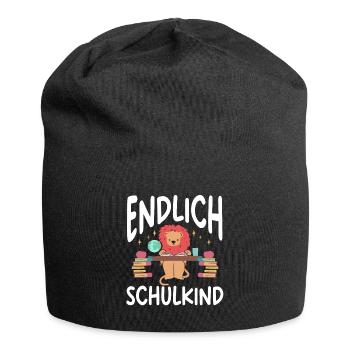 School 1. Grade - Jersey-Beanie - Schwarz - Vorne