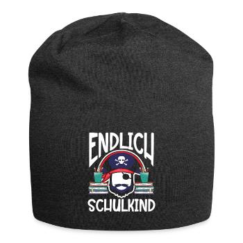 School 1st Grade - Jersey Beanie - charcoal grey - Front