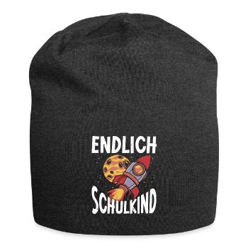 School 1. Grade - Jersey-Beanie - Anthrazit - Vorne