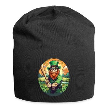St. Patrick's Day Shamrock Baseball - Jersey Beanie - black - Front