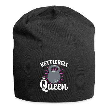 Kettlebell Workout Fitness Training - Jersey-Beanie - Schwarz - Vorne