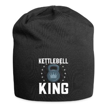 Kettlebell Workout Fitness Training - Jersey-Beanie - Schwarz - Vorne