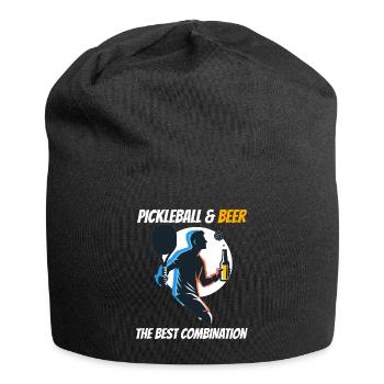 Pickleball & Beer The Best Combination - Jersey Beanie - black - Front