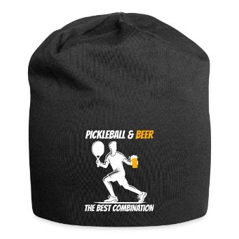 Pickleball & Beer The Best Combination - Jersey Beanie - black - Front