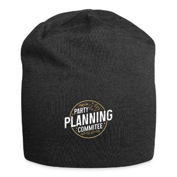 Events Coordinator Party Planning Event Manager - Jersey Beanie - charcoal grey - Front