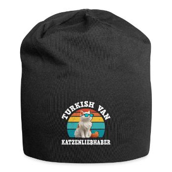 TURKISH VAN CAT LOVERS Turkish Van - Jersey Beanie - black - Front