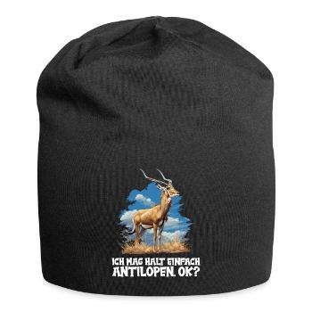 Antilope antilope antilope ouverte - Bonnet en jersey - noir - Devant