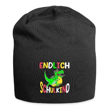 School 1. Grade - Jersey-Beanie - Schwarz - Vorne
