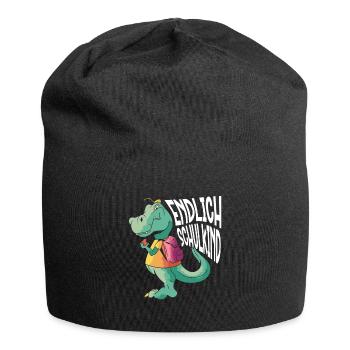 School 1. Grade - Jersey-Beanie - Schwarz - Vorne