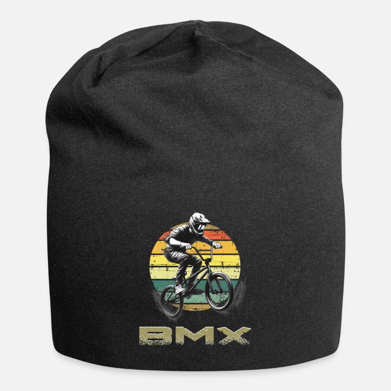Vélo BMX - Bonnet en jersey - noir