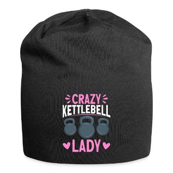Kettlebell Workout Fitness Training - Jersey-Beanie - Schwarz - Vorne