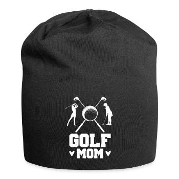 Golf Mom Golfer Mother Golf Ball Game Golf Sport - Jersey-Beanie - Schwarz - Vorne