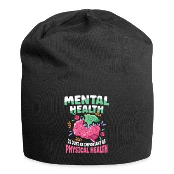 Mental Health Important as Physical Health - Jersey-Beanie - Schwarz - Vorne