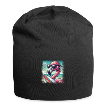 Reite Stilvoll Auf Den Wellen Mit Unserem Surf - Jersey-Beanie - Schwarz - Vorne