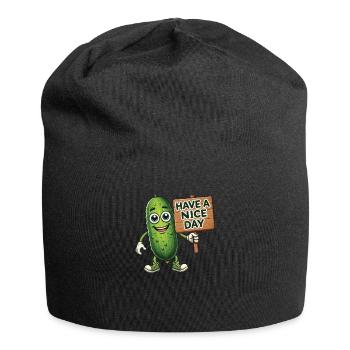Have A Nice Day - Jersey Beanie - black - Front