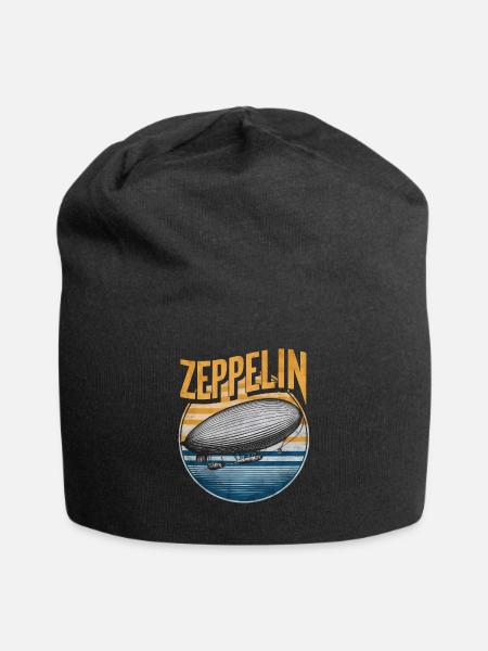 Luftschiff Zeppelin Geschenk - Jersey-Beanie - Schwarz