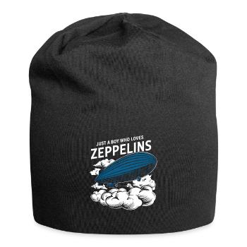 Luftschiff Zeppelin Geschenk - Jersey-Beanie - Schwarz - Vorne