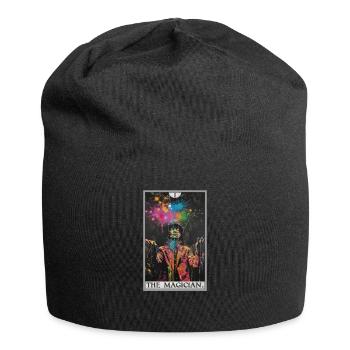 Tarot Card The Magician The Magician - Jersey Beanie - black - Front
