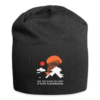 Sky Is Not Limit Paramotor Paraglider - Jersey Beanie - black - Front