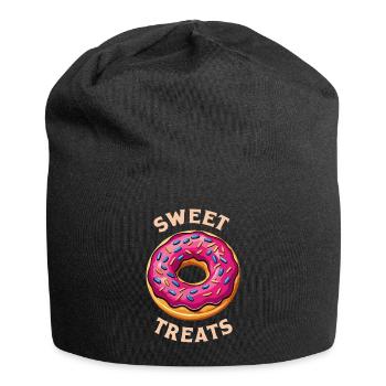 DONUTS, SWEET TREATS - Jersey Beanie - black - Front