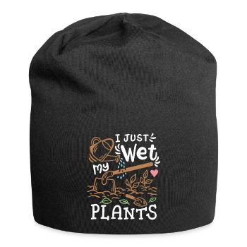 Gartenarbeit Gärtner - Jersey-Beanie - Schwarz - Vorne