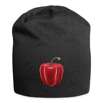 Paprika Geschenk - Jersey-Beanie - Schwarz - Vorne