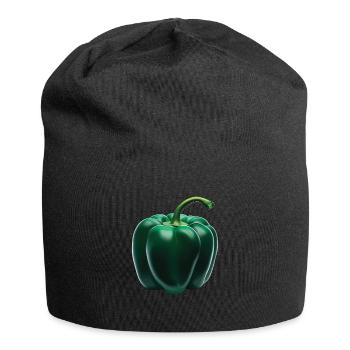 Paprika Geschenk - Jersey-Beanie - Schwarz - Vorne