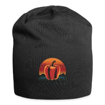 Paprika Geschenk - Jersey-Beanie - Schwarz - Vorne