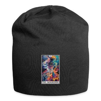 Tarot Card The Magician The Magician - Jersey Beanie - black - Front