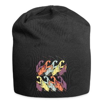 Gottesanbeterin Insekt - Jersey-Beanie - Schwarz - Vorne