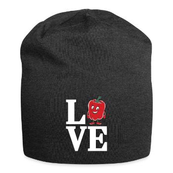 Paprika Geschenk - Jersey-Beanie - Anthrazit - Vorne