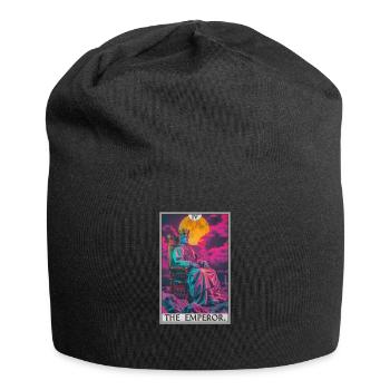 Carte de tarot L’Empereur Le Souverain - Bonnet en jersey - noir - Devant