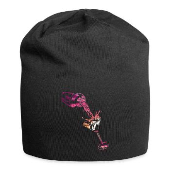 Bartender Mixologist Shaker Sunset - Jersey Beanie - black - Front