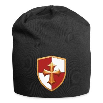 Bouclier Ren Faire Joute - Bonnet en jersey - noir - Devant