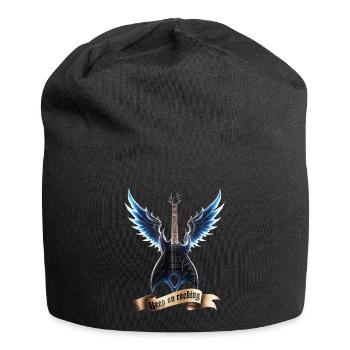 Rock Guitar 2024 04 - Jersey Beanie - black - Front
