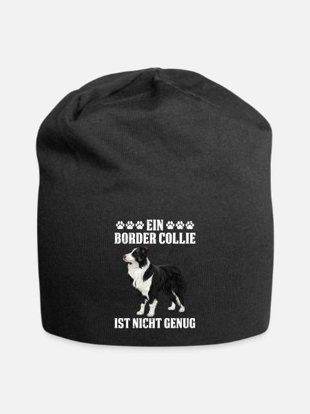 Border Collie EIN BORDER COLLIE IST NICHT GENUG - Jersey-Beanie - Schwarz