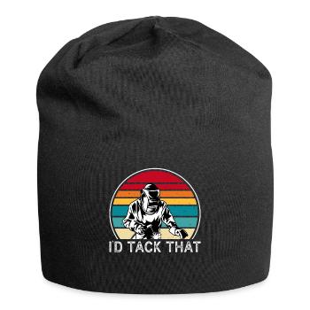 Schweißer-Sprichwort: Lustiger Schweißkesselbauer-Schweißer - Jersey-Beanie - Schwarz - Vorne