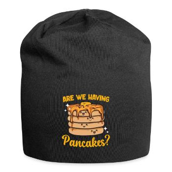 Pancake Breakfast Pancakes - Jersey Beanie - black - Front