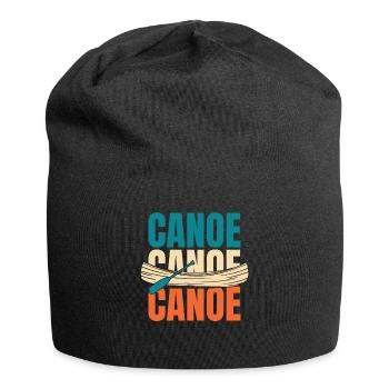 Canoë canoë - Bonnet en jersey - noir - Devant