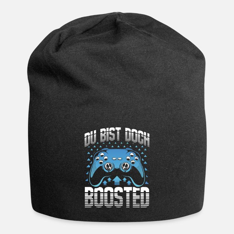 Gaming PC Gaming Video Player Gaming Computer - Jersey Beanie - black