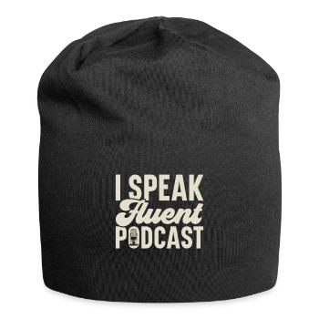 Podcast Host Podcaster Podcasting Podcast Listener - Jersey Beanie - black - Front