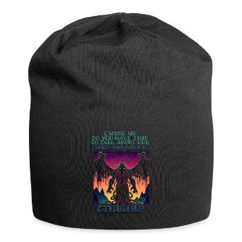 Lord & Redeemer Cthulhu Cult Lovecraft Necronomicon - Jersey Beanie - black - Front