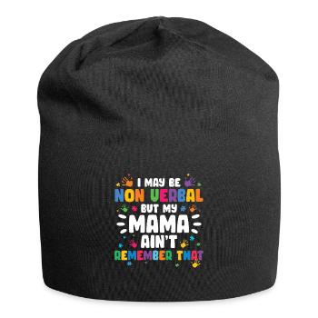 Autismus Awareness Day Autist Geschenk - Jersey-Beanie - Schwarz - Vorne