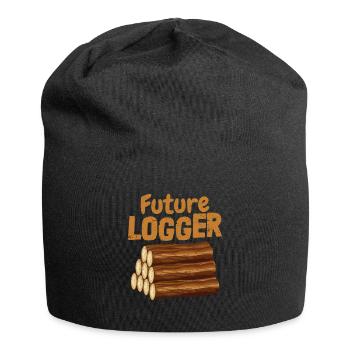 Future Logger Logging Lumberjack - Jersey-Beanie - Schwarz - Vorne