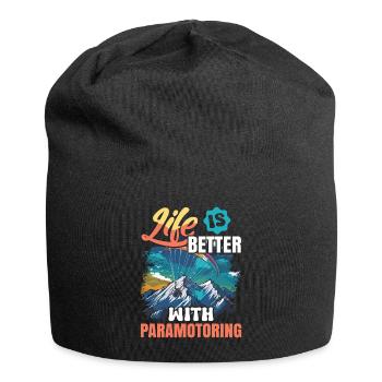 Paramotoring paramotoring - Jersey Beanie - black - Front