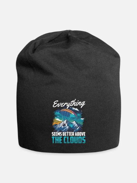 Flugschirm motorschirm paramotoring - Jersey-Beanie - Schwarz