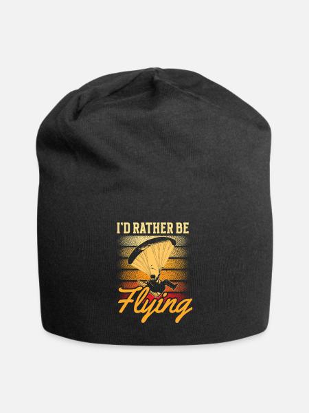 Paramotoring paramotoring - Jersey Beanie - black
